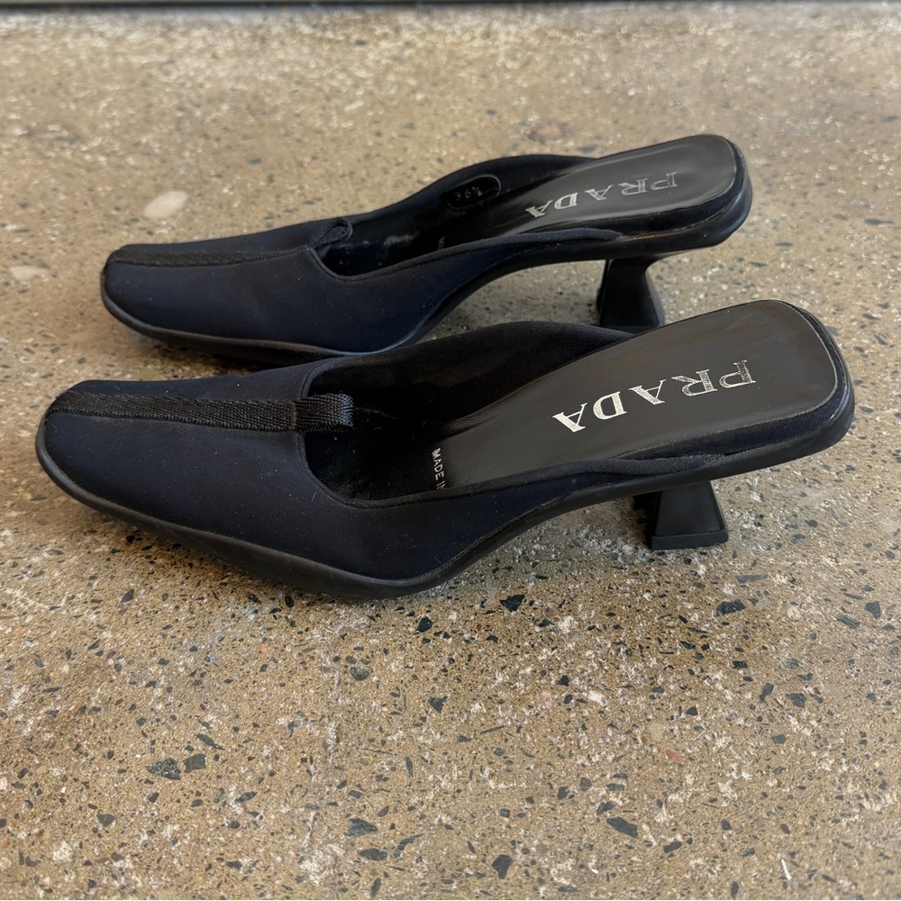 prada f/w 1999 black mules - Picture 5 of 7